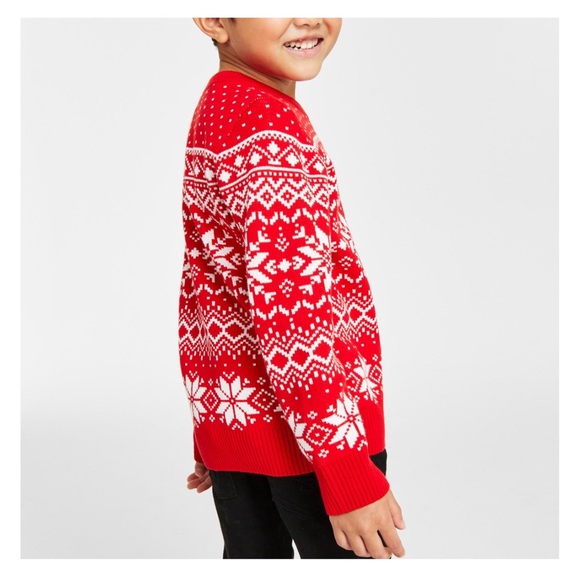 Holiday Lane Little Boys Festive Fair Isle Sweater - Picture 2 of 6